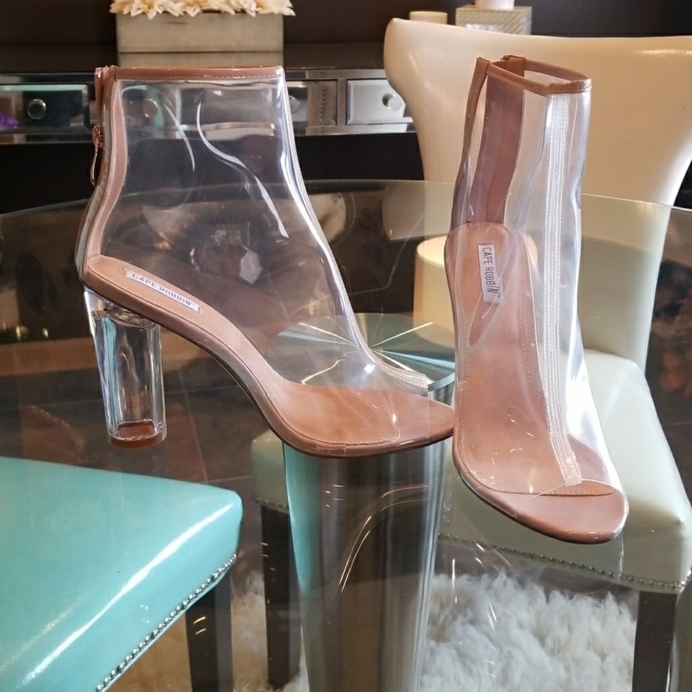 Clear booties